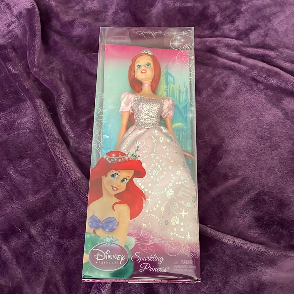 2009 Disney Sparkling Princess Ariel doll NIB